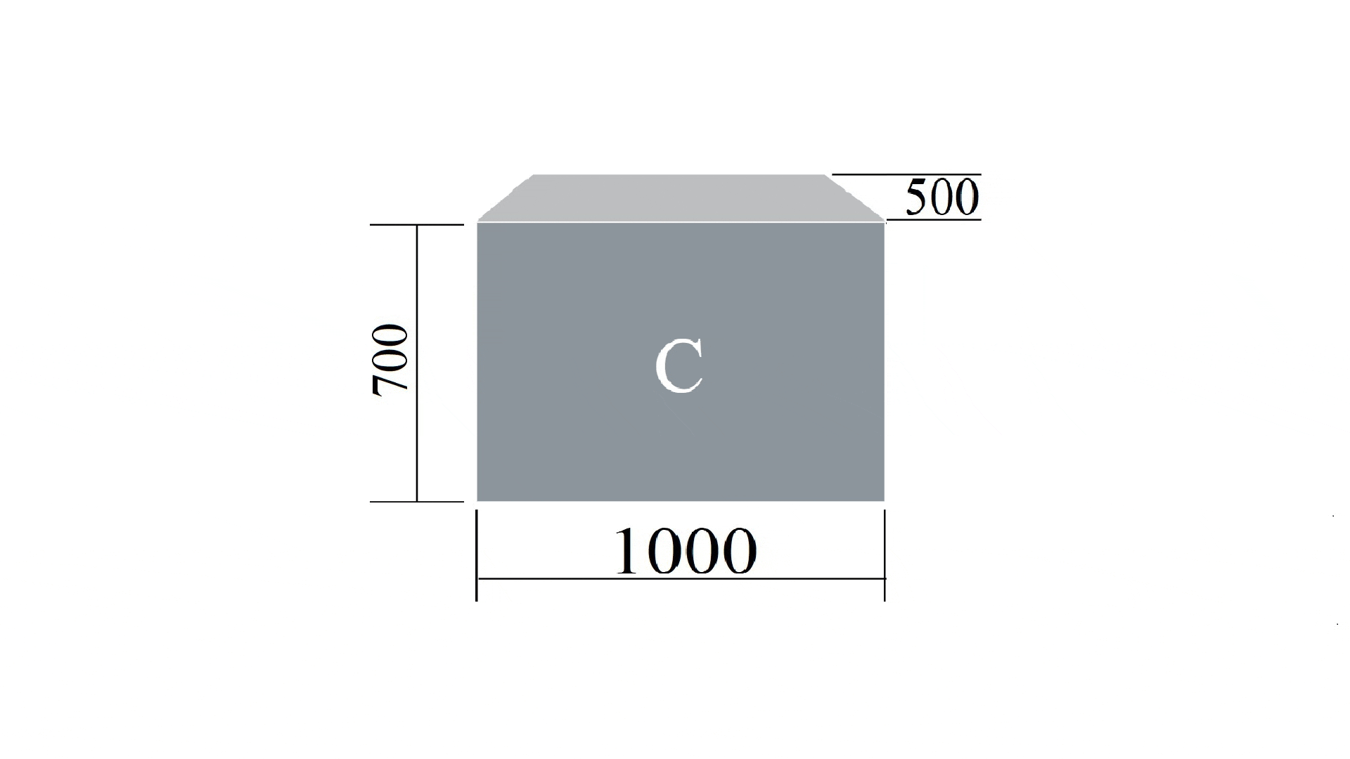 solid rectangular rectangle concrete block, for... Rectangular concrete blocks - Polysafe Barriers and Blocks Ltd